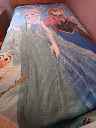 Edredón + alfombra Frozen 