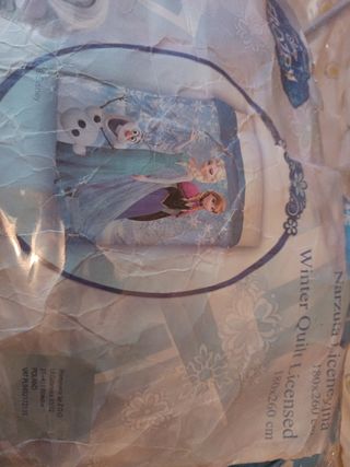 Edredón + alfombra Frozen 