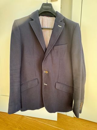 Americana hombre azul marino El Ganso