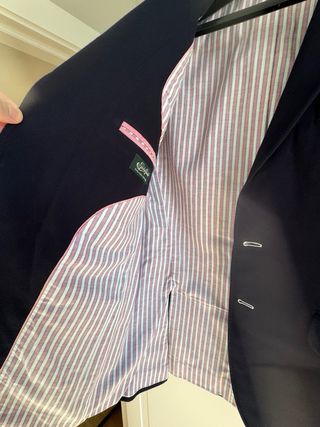 Americana hombre azul marino El Ganso