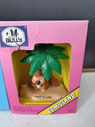 3 figuras goma pvc en caja años 80 comicland