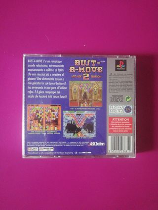 videogioco ps1 bust a move arcade 2 ed.