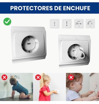 Protectores enchufes para bebes