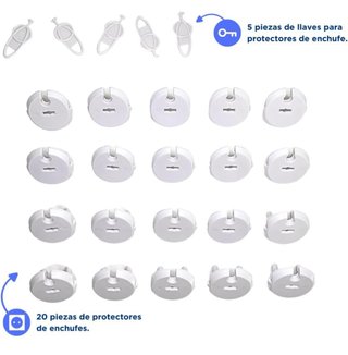 Protectores enchufes para bebes