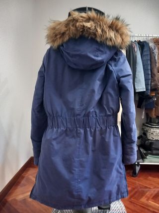 Abrigo plumas azul Nümph 
