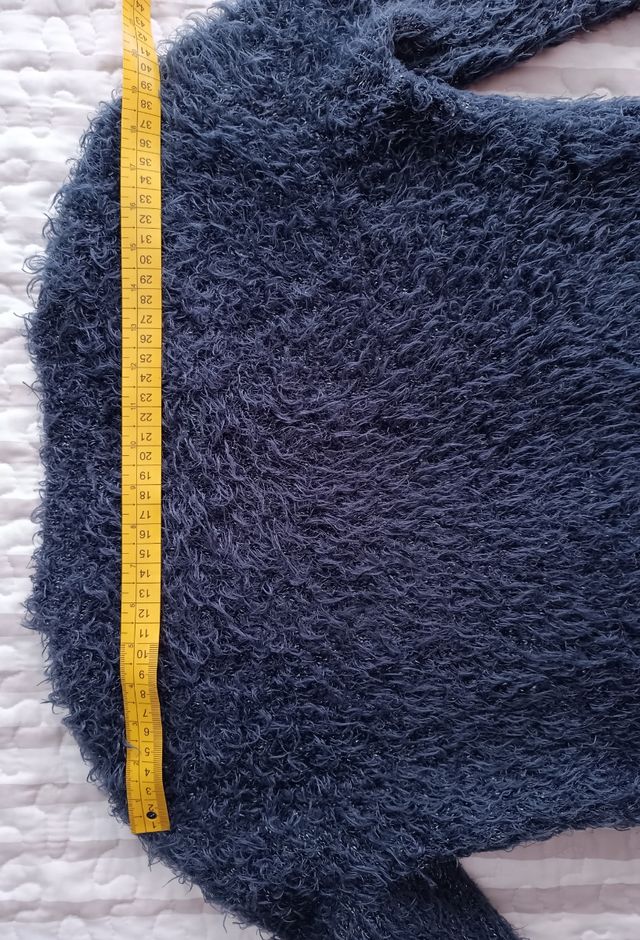 Cárdigan azul marino