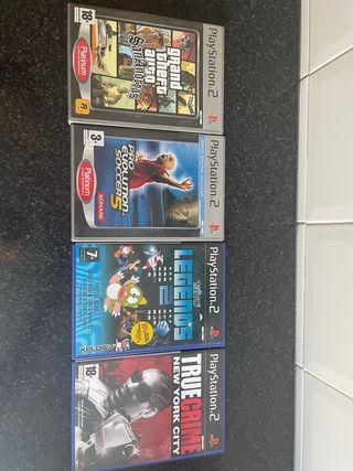 Lote de juegos play station 2