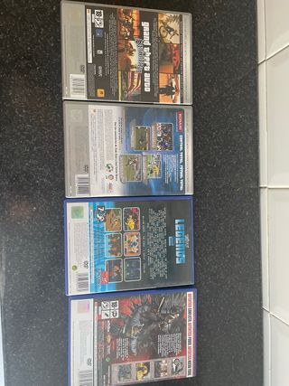 Lote de juegos play station 2