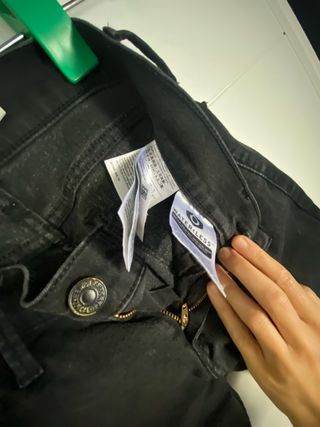 Pantalon vaquero Pitillo Negro 