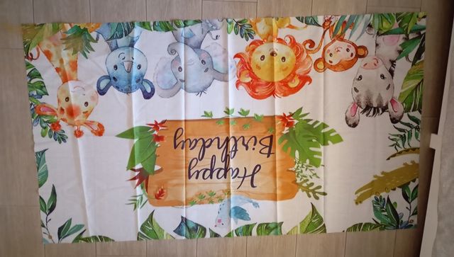 Fotocoll animales de la selva bebé