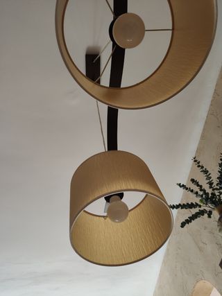 Lampara rustica comedor