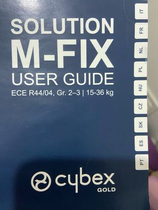 Silla auto Cybex Solution M-Fix