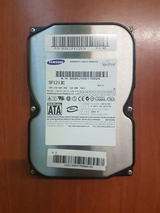 Disco duro SATA de 3.5" pulgadas SAMSUNG de 120 GB
