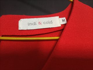 Camisa roja manga 3/4 