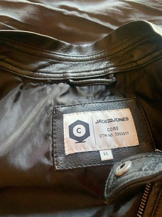 Chaqueta de piel Jack & Jones