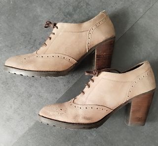 Zapatos de ante de mujer