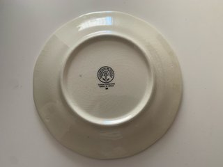 Taza de té con plato Cartuja de Sevilla