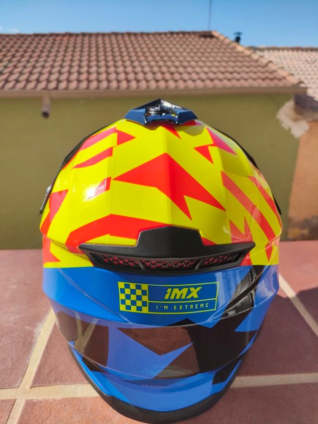 Casco moto enduro