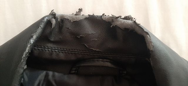 Chamarra polipiel t/ L Pull&bear