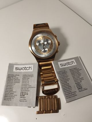Reloj Swatch Irony Dorado limeted Edition