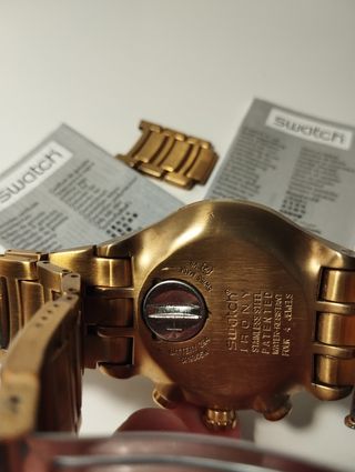 Reloj Swatch Irony Dorado limeted Edition