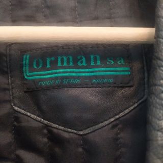 Cazadora vintage cuero hombre