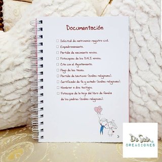 Diario para bodas LIQUIDACIÓN NUEVO