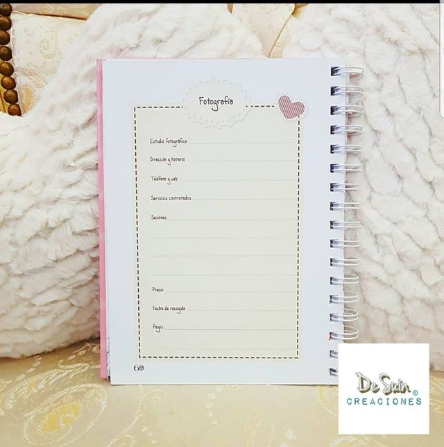 Diario para bodas LIQUIDACIÓN NUEVO