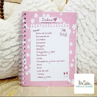 Diario para bodas LIQUIDACIÓN NUEVO