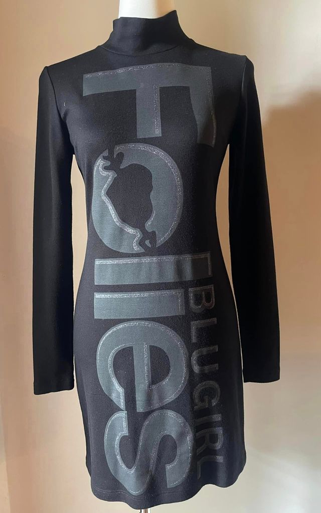 Abito lupetto nero Blugirl Folies nuovo