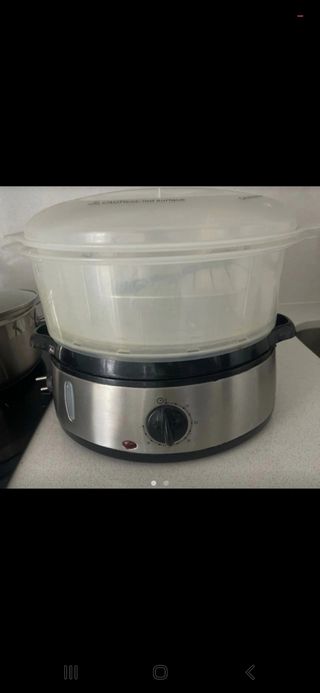 vaporera verduras carne al vapor vegetable steamer