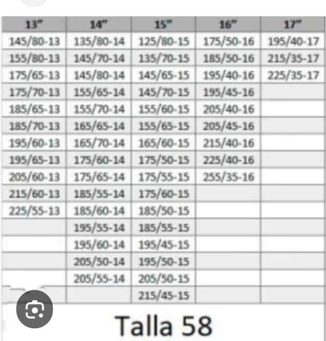 Cadena textil. Autosock talla 58