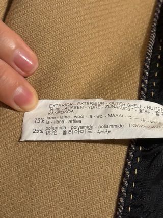 Cappotto elegante in Lana 75% | di Zara Manteco