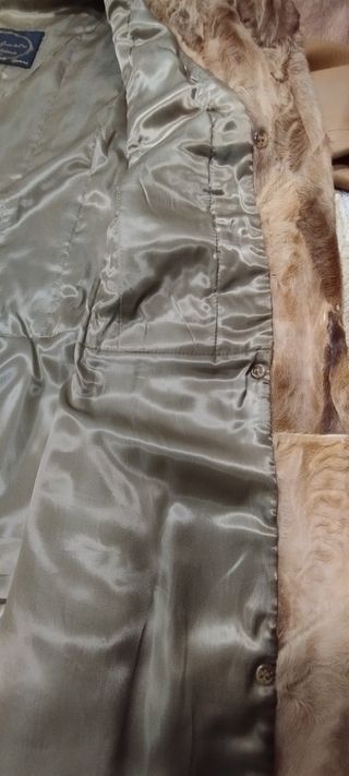 Abrigo de piel