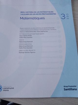Libro de la història de las matematicas