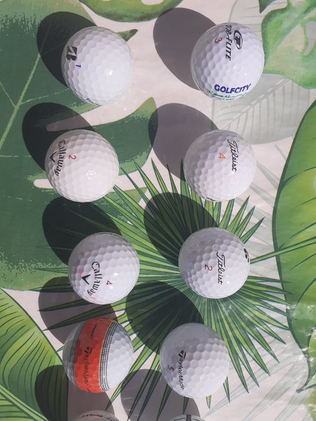 10 pelota de golf