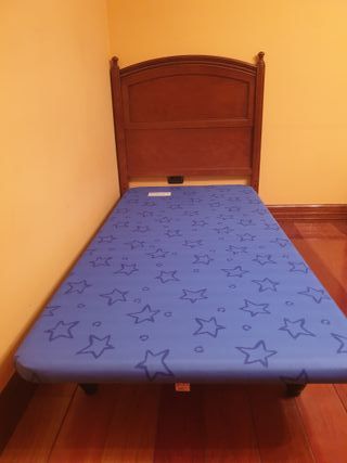 2 CABECEROS CAMA 99X116X5 Y SOMIER TAPIFLEX 90X190