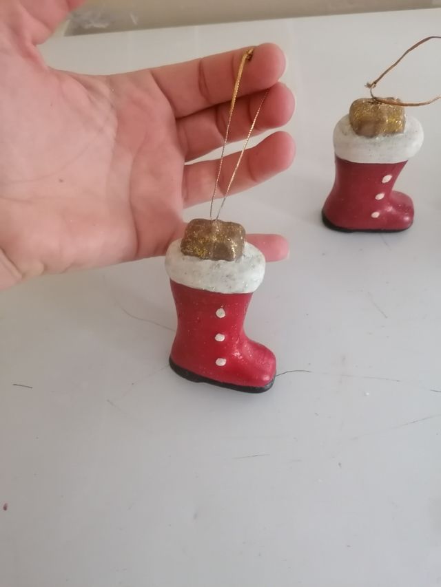 Vintage 3 addobbi natalizi per albero