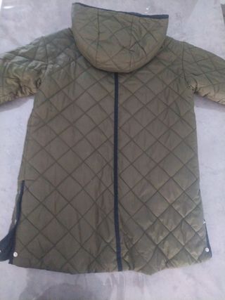 Chaqueta larga reversible