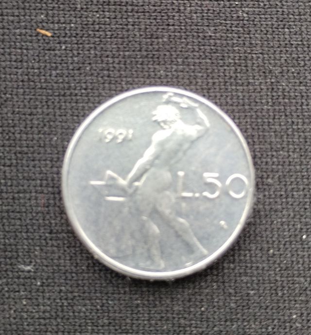 50 Lire micro moneta