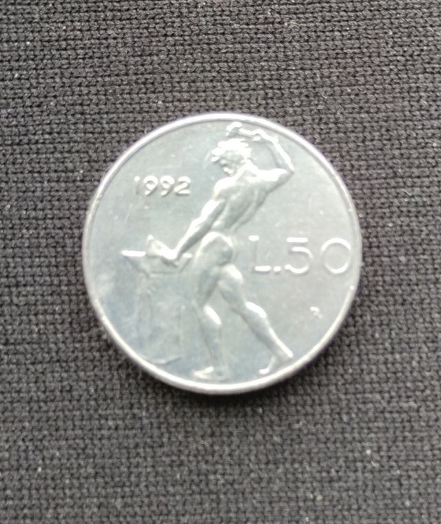 50 Lire micro moneta