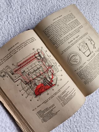 ANTIGUO MANUAL TRACTORES, CAMIONES, COCHES 1949