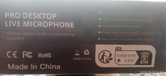 Micrófono tudio Profesional