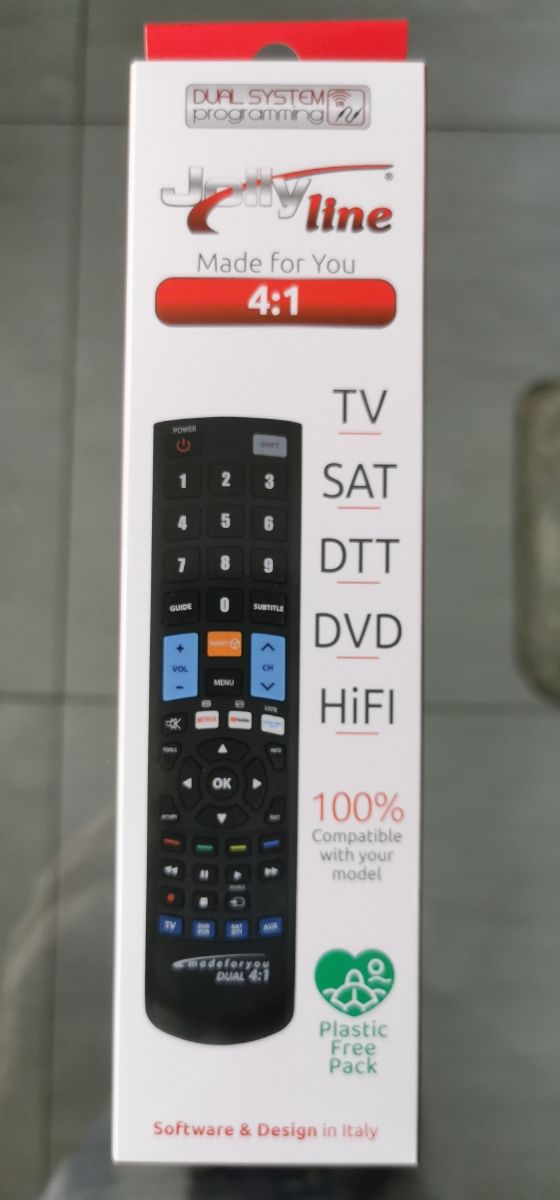 Telecomando TV universale programmabile 4.1