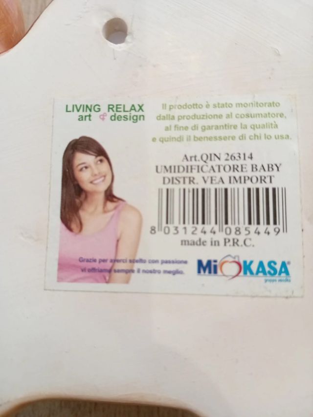 Umidificatore in ceramica