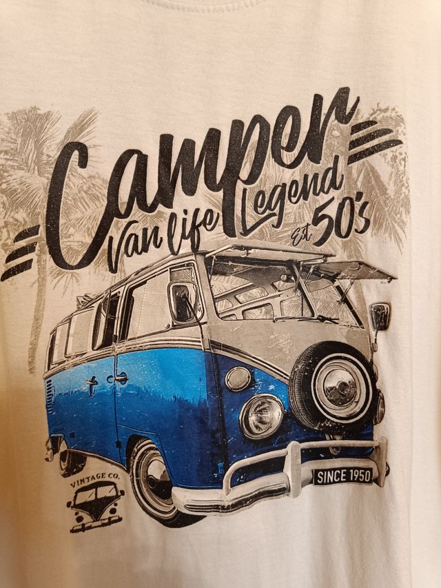 Camiseta con estampado Furgo Camper
