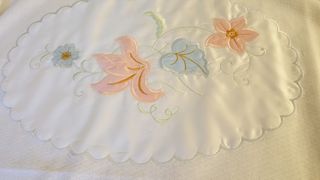 COPRILETTO matrimoniale Cotone bianco