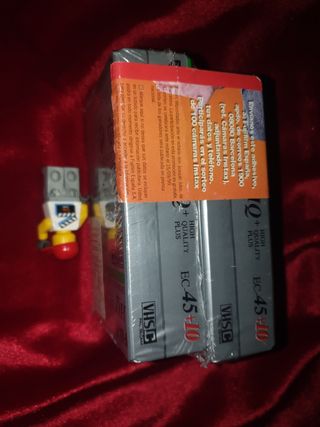 Fuji VHS -C HQ 45 +10 Mr bean 2 Cintas Precintadas