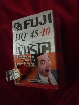 Fuji VHS -C HQ 45 +10 Mr bean 2 Cintas Precintadas