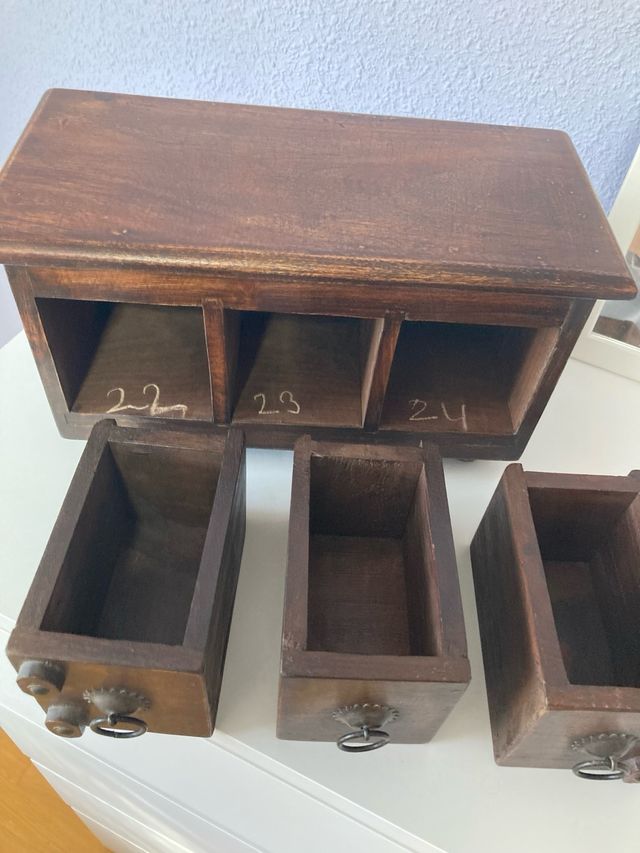 Baúl decorativo madera